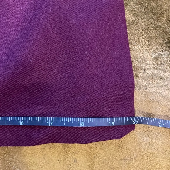 J. Crew Factory SZ 4 Burgundy Pull On Mini Skirt! - Picture 6 of 12